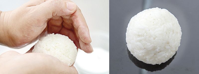 cơm nắm hình tròn cơm nắm hình tròn